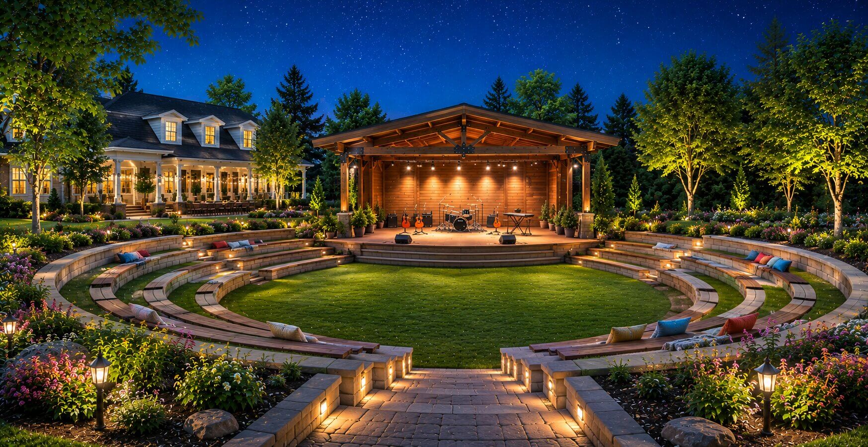 The Amphitheater — workshops, guest speakers, and special experiences.